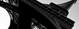 abstract black and white stairs facebook cover