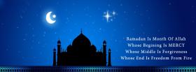 beautiful Ramadan facebook cover