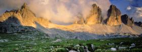 dolomite mountains italy nature facebook cover