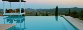 infinity pool nature facebook cover