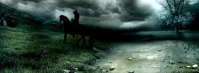 dark horse sky nature facebook cover
