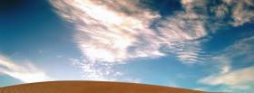 desert and sky nature facebook cover