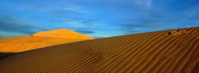 sand desert nature facebook cover
