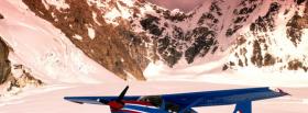 airplane mountains nature facebook cover