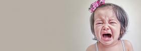 little girl crying facebook cover