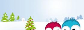 Merry Christmas Tree facebook cover