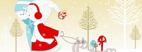 snowman and ornament facebook cover