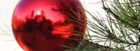 red ornament outside facebook cover