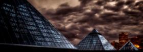 glass pyramids city facebook cover