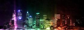 photo of abstract city facebook cover