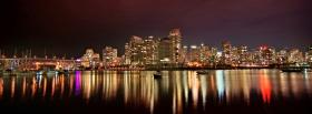 vancouver night city facebook cover