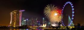 singapore fireworks city facebook cover
