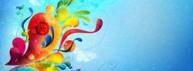 flame colorful creative facebook cover