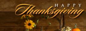 happy thanksgiving holiday facebook cover