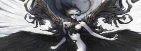 woman angel manga facebook cover