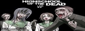 highschool of the dead manga facebook cover