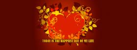 happiest day quotes facebook cover