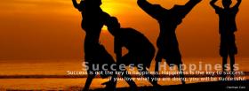 success happiness quote facebook cover