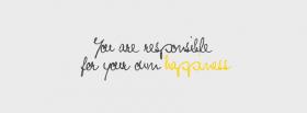 happiness in life quotes facebook cover