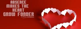heart grow fonder quotes facebook cover