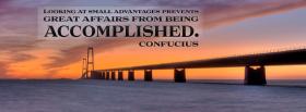 affairs being accomplished quote facebook cover