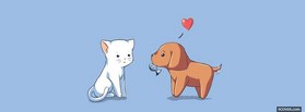 Dog Loves Cat facebook cover Dog Loves Cat facebook cover