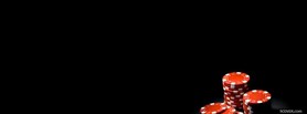 Red Poker Chips facebook cover Red Poker Chips facebook cover