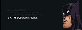 Goddamn Batman facebook cover