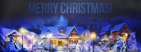 santa claus tree christmas facebook cover