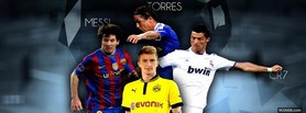 Messi Cr7 Torres facebook cover