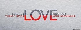 Love Your God facebook cover