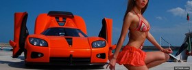 koenigsegg cccx and woman cover koenigsegg cccx and woman facebook cover