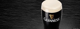 guinness beer in a glass cover guinness beer in a glass facebook cover