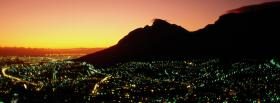 city and mountain sunset cover city and mountain sunset facebook cover