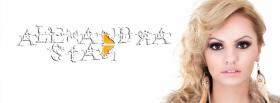 alexandra stan wtih makeup cover alexandra stan wtih makeup facebook cover