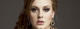 face of singer adele cover face of singer adele facebook cover