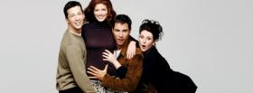cast of will and grace cover cast of will and grace facebook cover