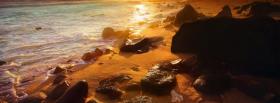 rocks seashore nature cover rocks seashore nature facebook cover