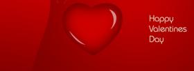 pretty red heart valentines cover pretty red heart valentines facebook cover