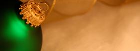 green christmas ornament cover green christmas ornament facebook cover