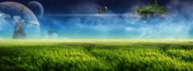 bubbles grass clouds creative cover bubbles grass clouds creative facebook cover